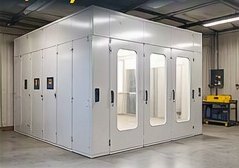 Industrial paint booth