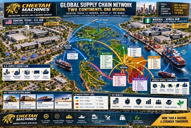 Global supply chain network